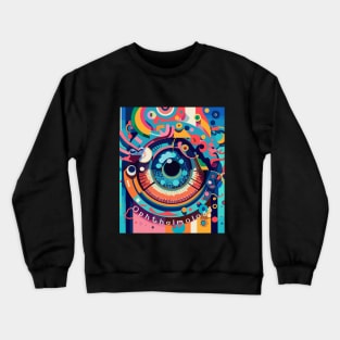 ophthalmology Eye Brafdesign Crewneck Sweatshirt